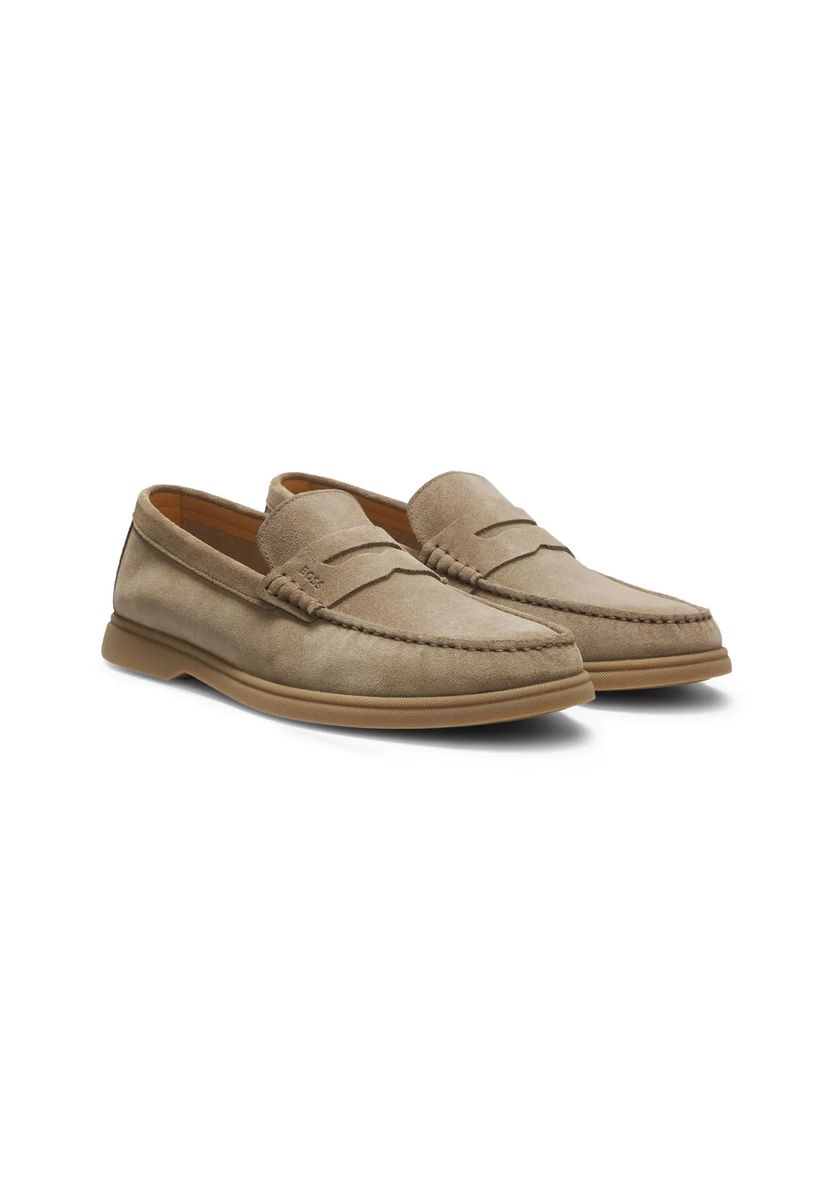 Klassische Penny-Loafer aus Veloursleder