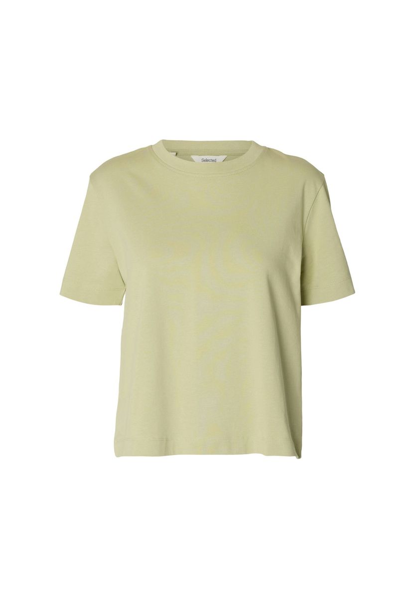 Locker geschnittenes Baumwolljersey-T-Shirt