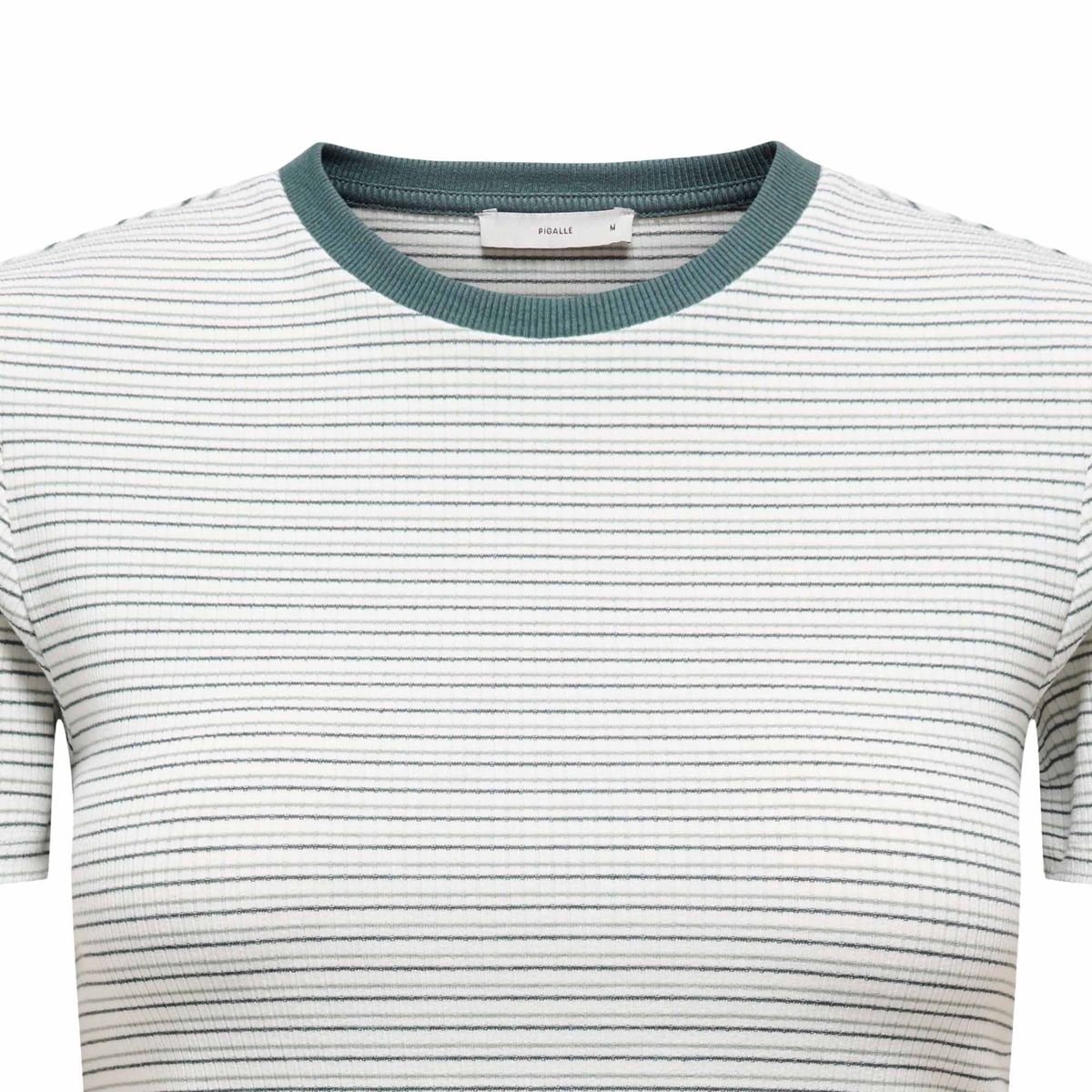 Gestreiftes Slim Fit Ripp-Shirt
