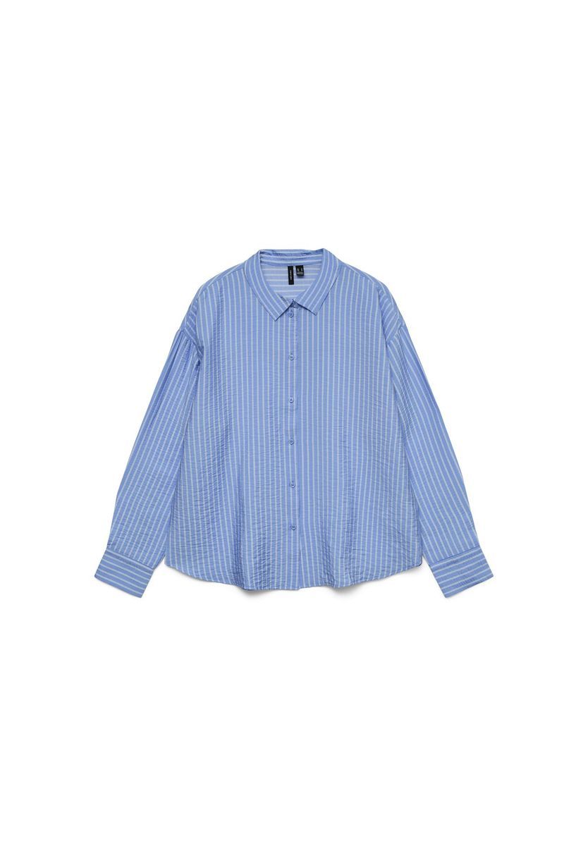 Gestreiftes Button-Down-Hemd mit lockerer Passform