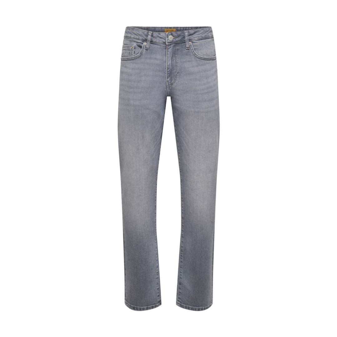 Graue Jeans mit normaler Passform