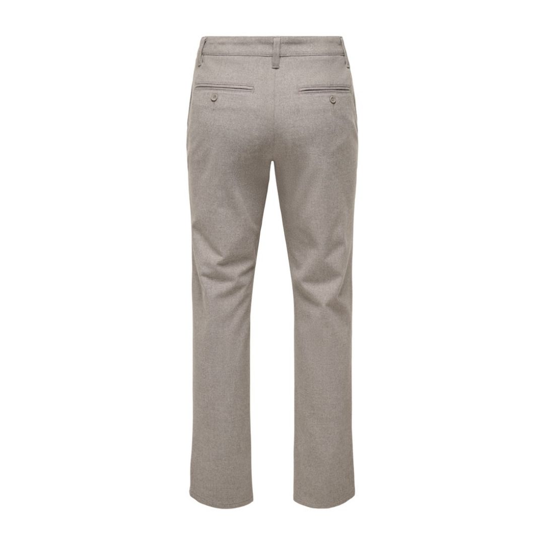 Vielseitige schmal geschnittene Stoffhose