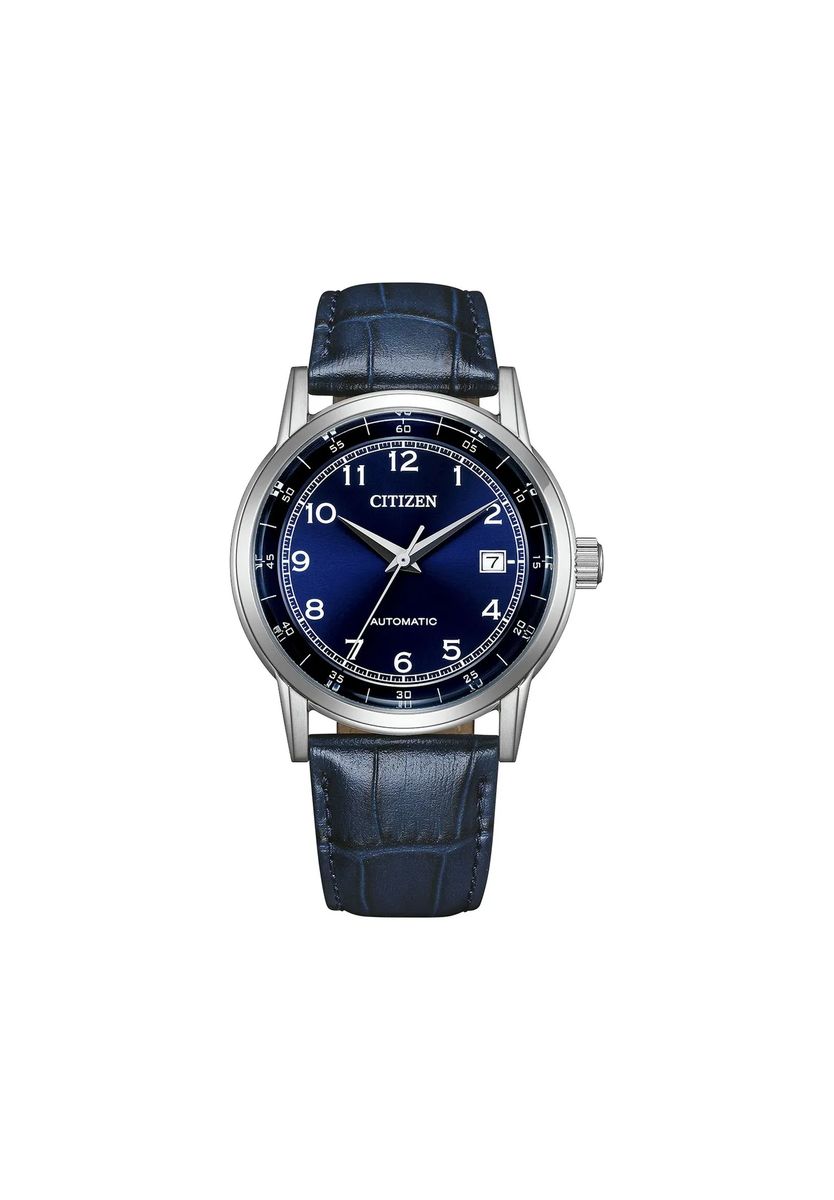 Klassische Automatikuhr mit Lederarmband