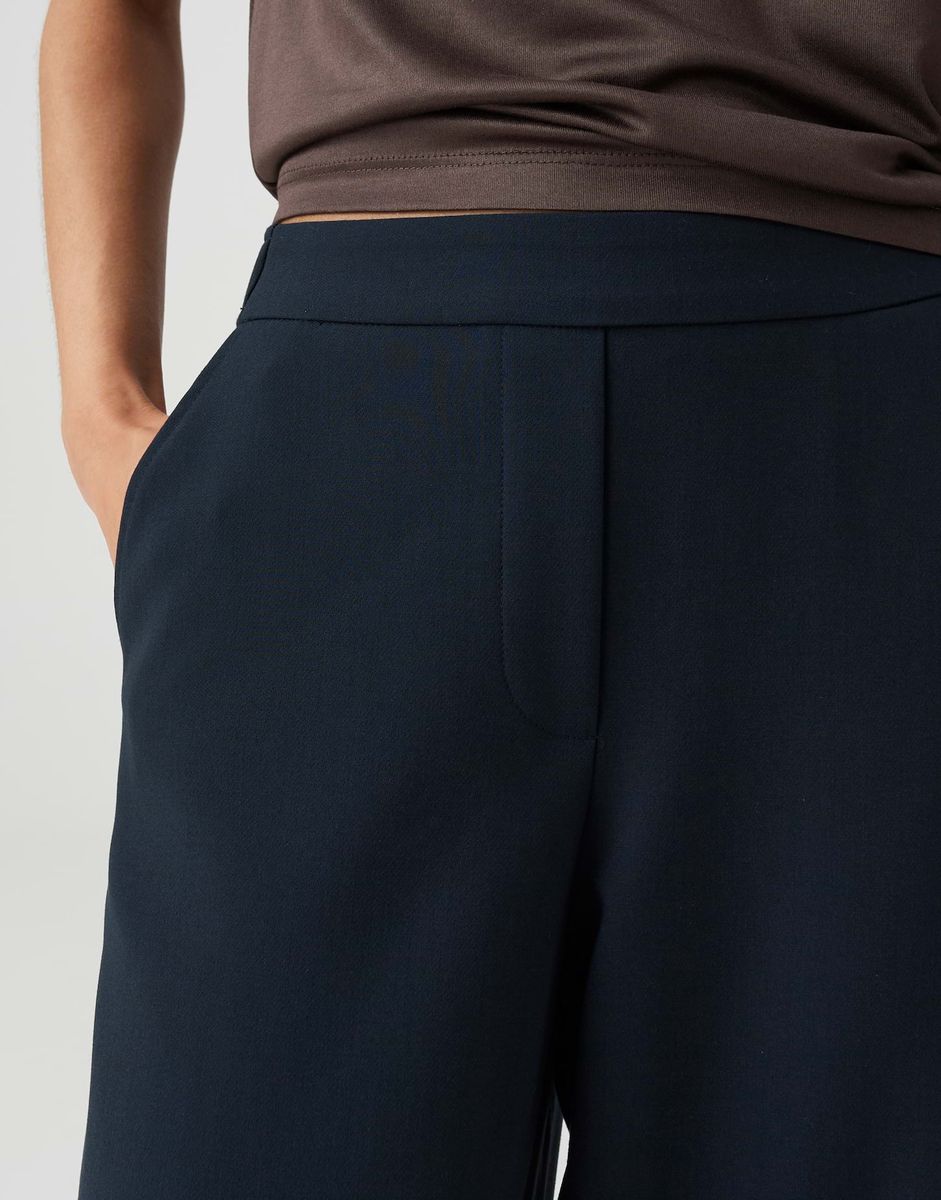 Knöchellange Ballon-Stoffhose