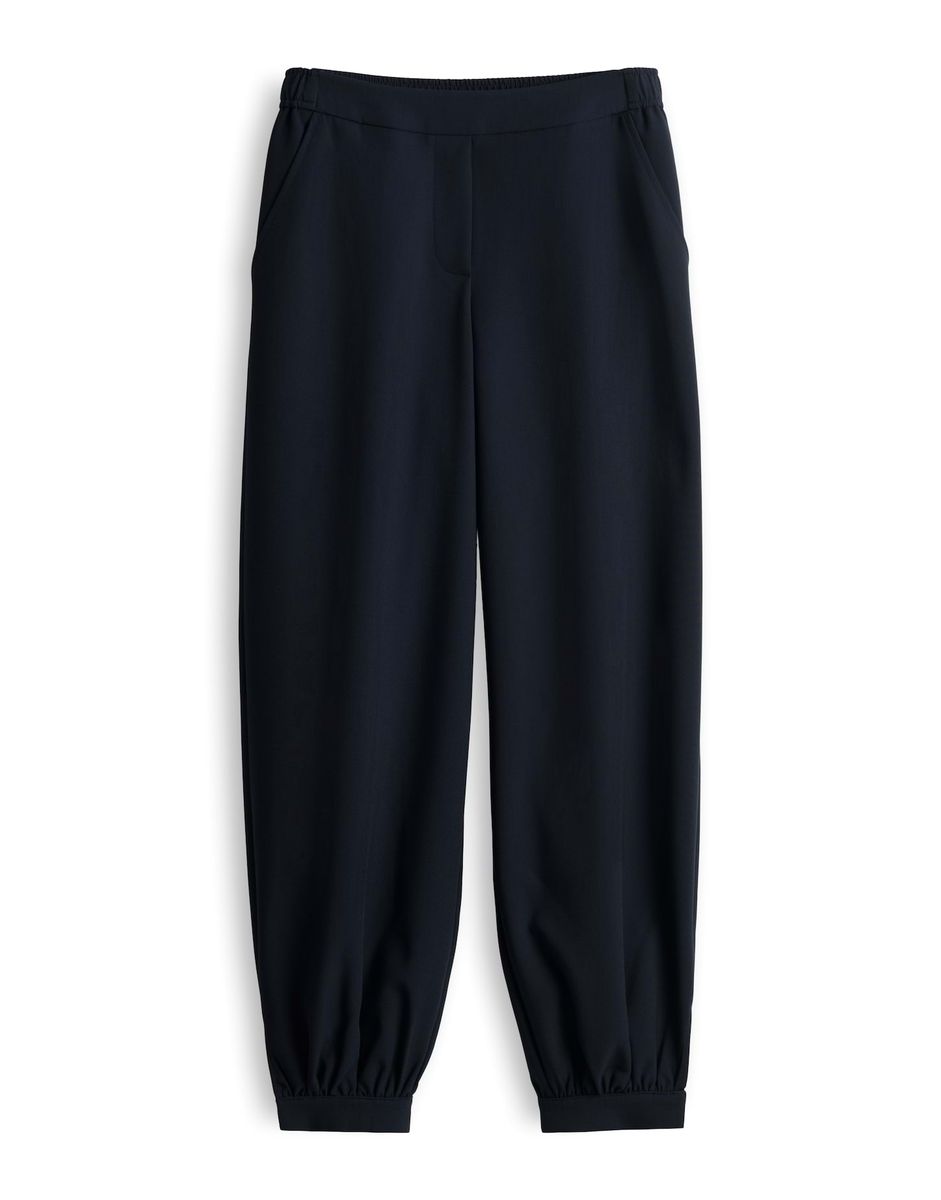 Knöchellange Ballon-Stoffhose