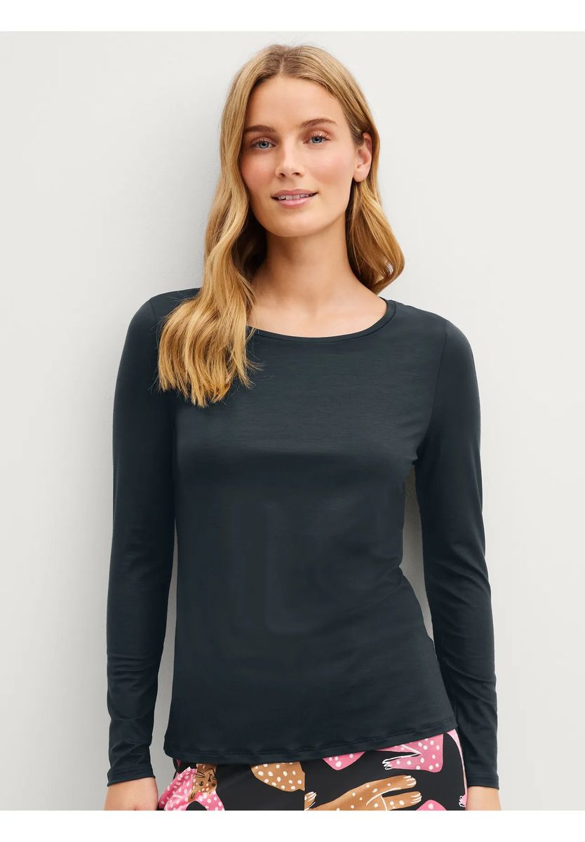 Essentials Langarmshirt mit Rundhals