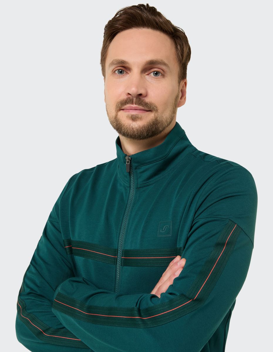 Sportliche Zipper-Übergangsjacke