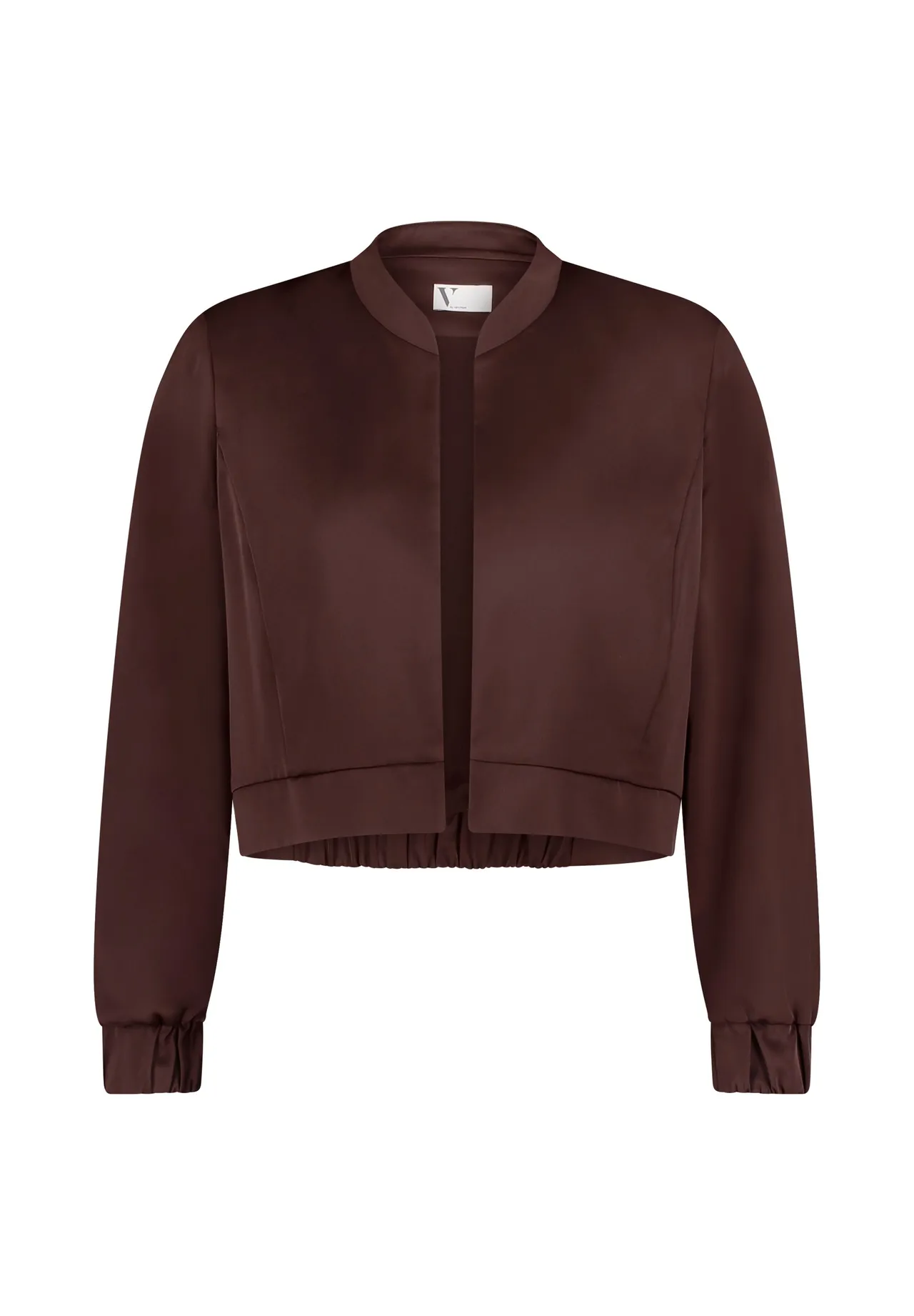 Kurzer Blouson in Satin-Optik