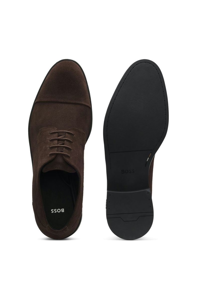 Elegante Derby-Schuhe aus Veloursleder
