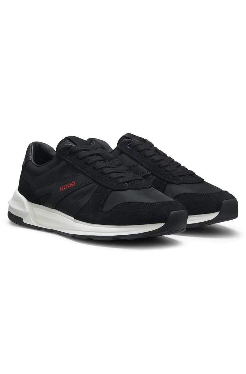 Retro-Sneaker mit Wildleder-Besätzen