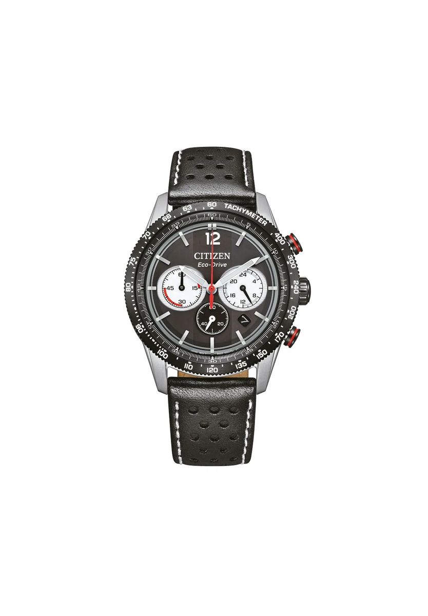Sportliche Solar Chronograph Armbanduhr