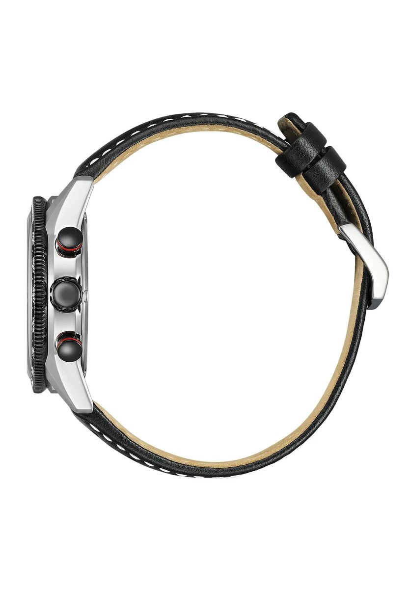 Sportliche Solar Chronograph Armbanduhr