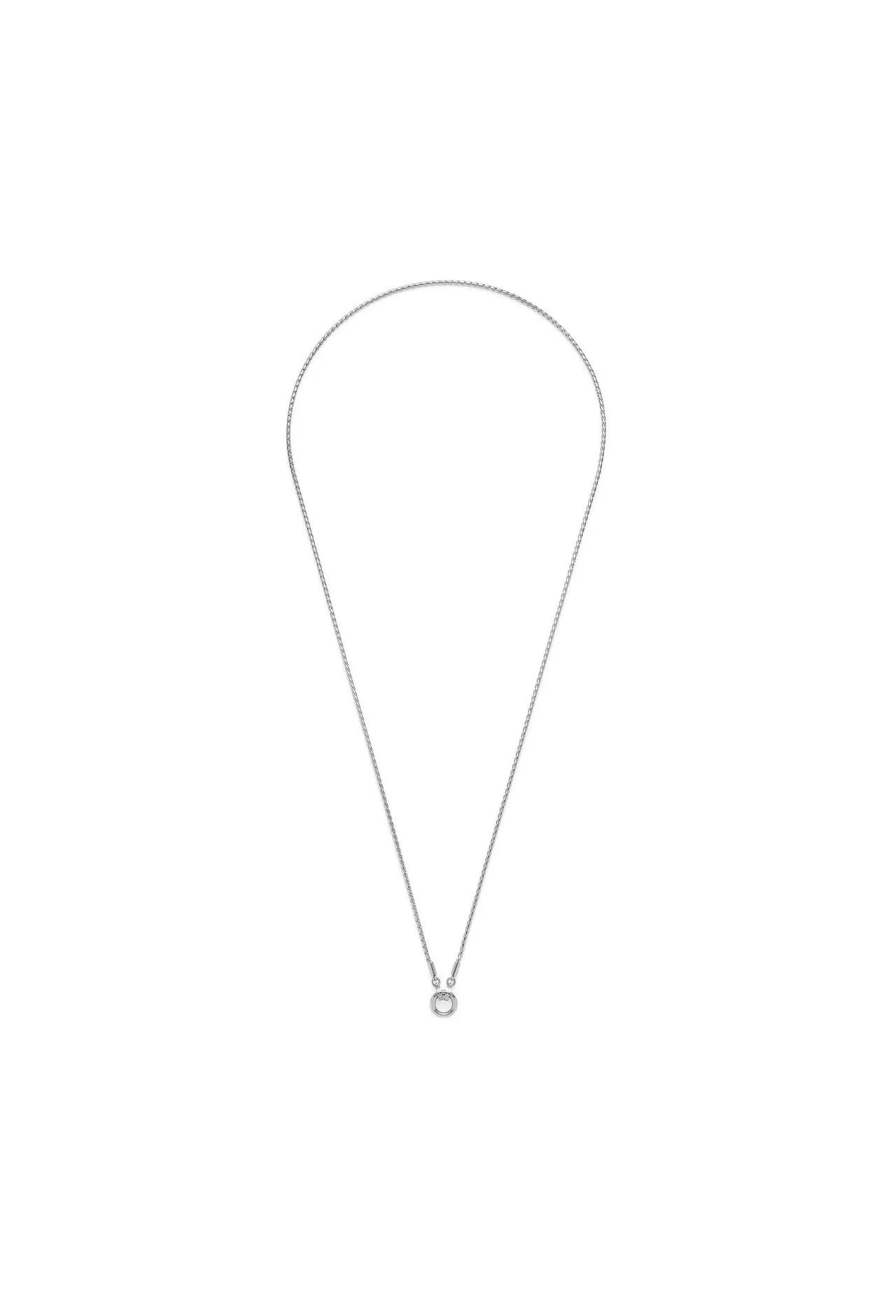 Lange Weitanker-Halskette mit Ring