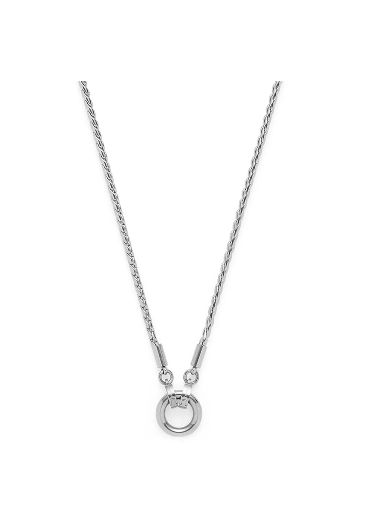 Lange Weitanker-Halskette mit Ring