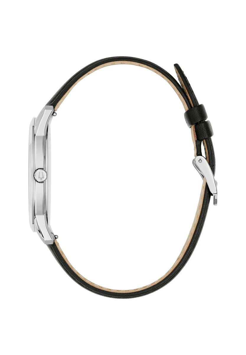 Klassische Analoguhr mit Lederarmband