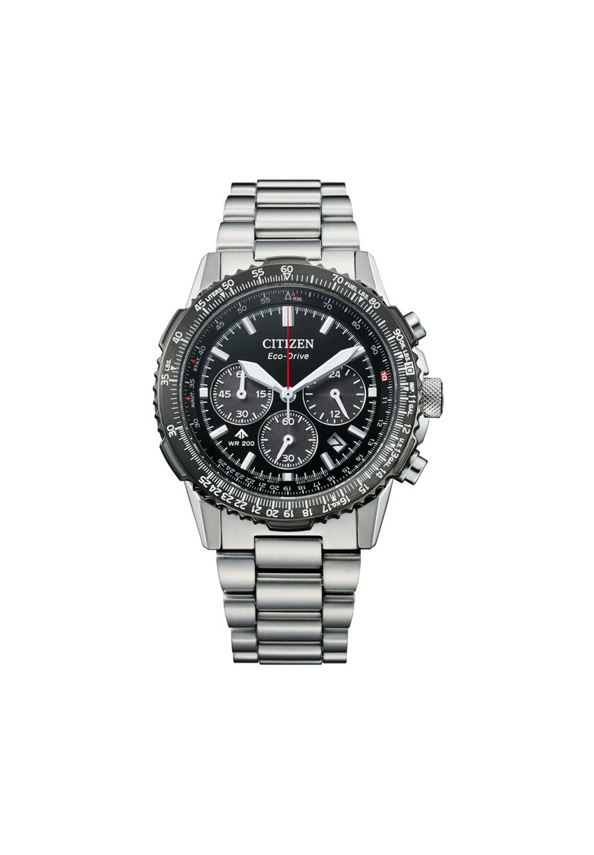 Flieger-Chronograph mit Metallarmband