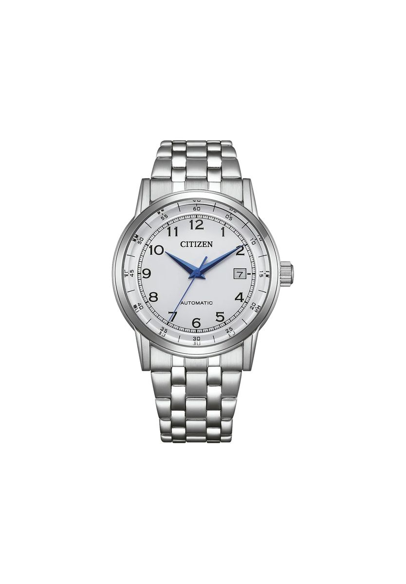 Klassische Automatik-Armbanduhr aus Edelstahl