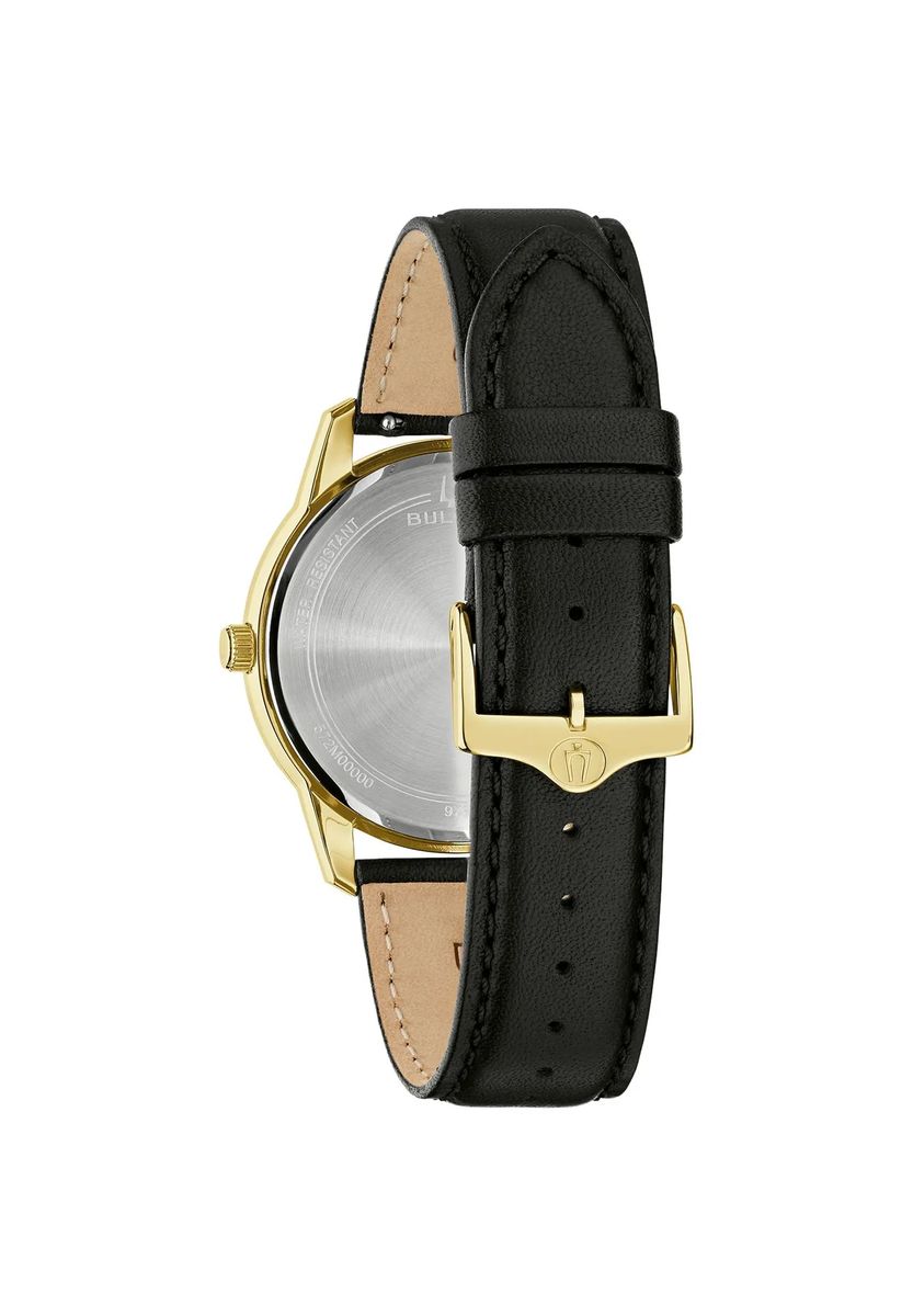 Klassische Datumsuhr mit Lederarmband