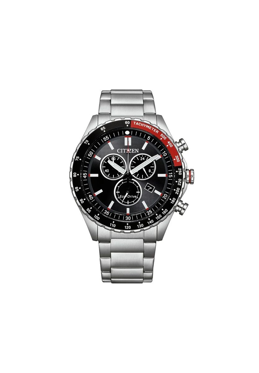 Sportlicher Eco-Drive Chronograph