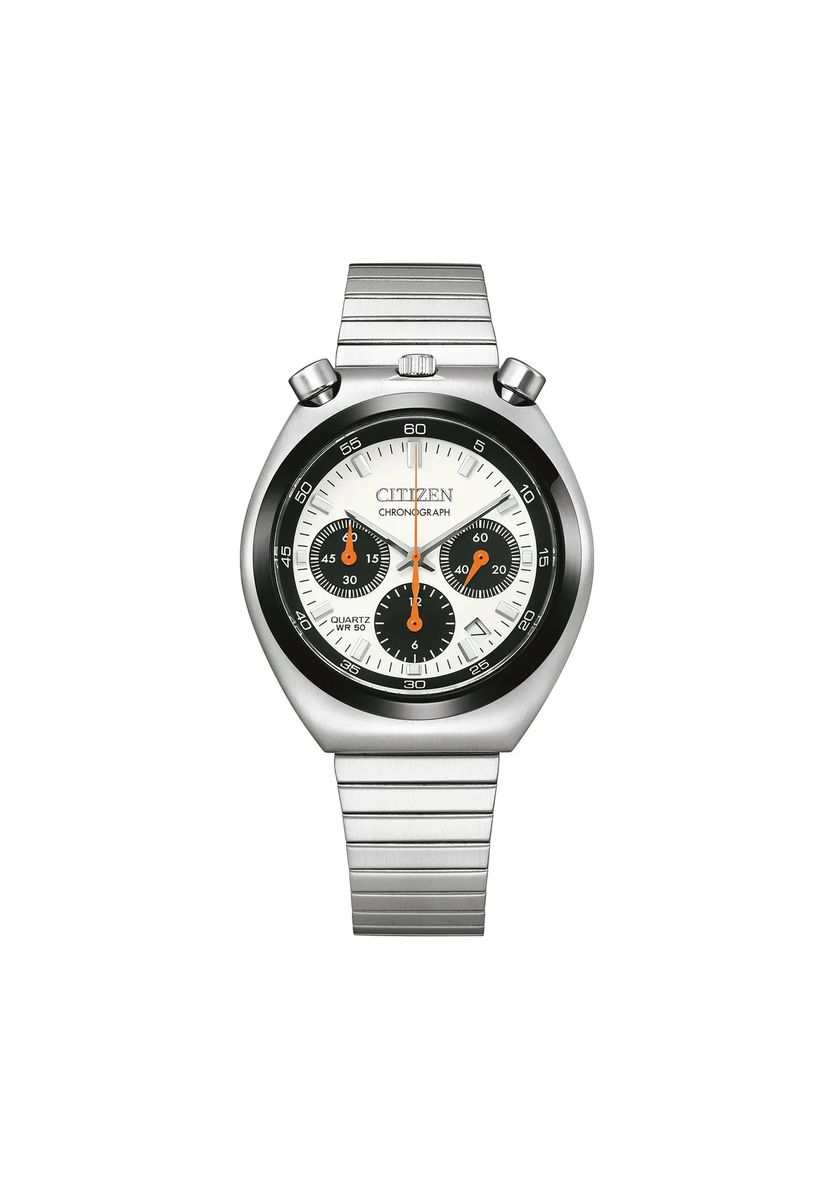 Retro Bullhead Chronograph Armbanduhr