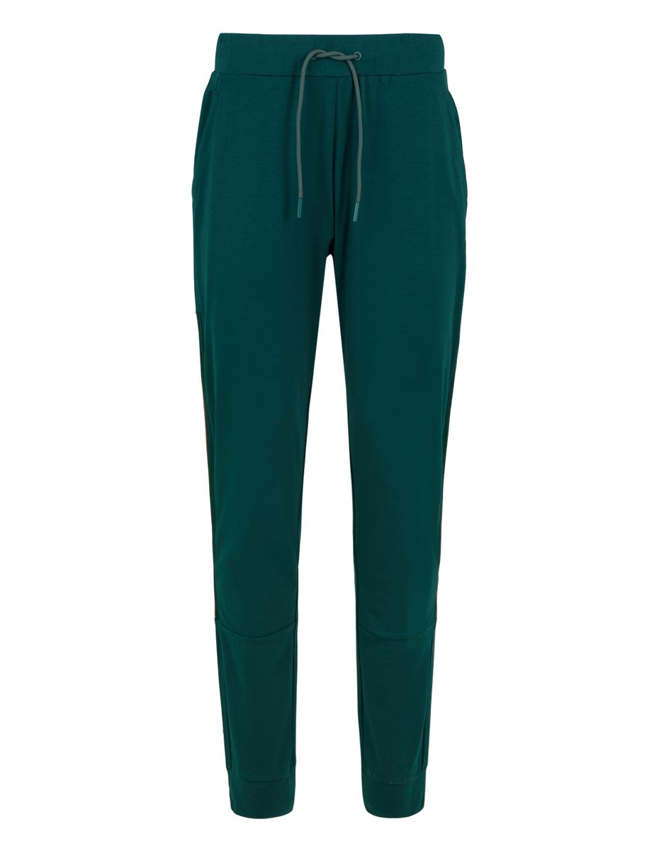 Schlichte Tapered Baumwoll-Mix Jogginghose