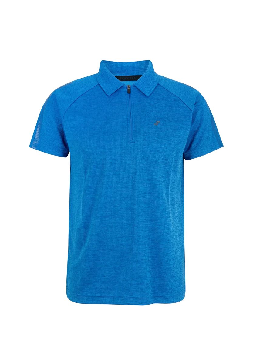 Herren Performance-Polo mit Reißverschluss