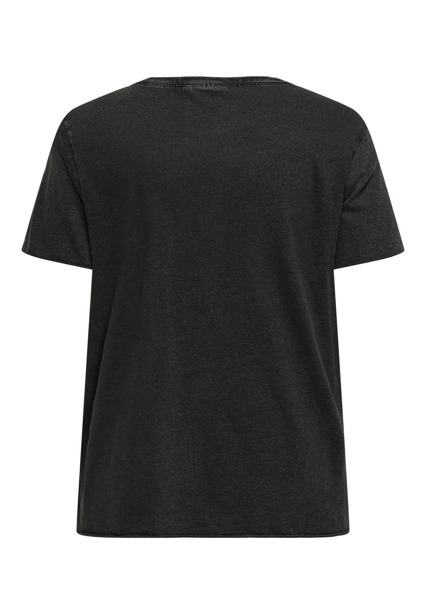 Vintage Zitronen Grafik Druck Baumwoll-T-Shirt