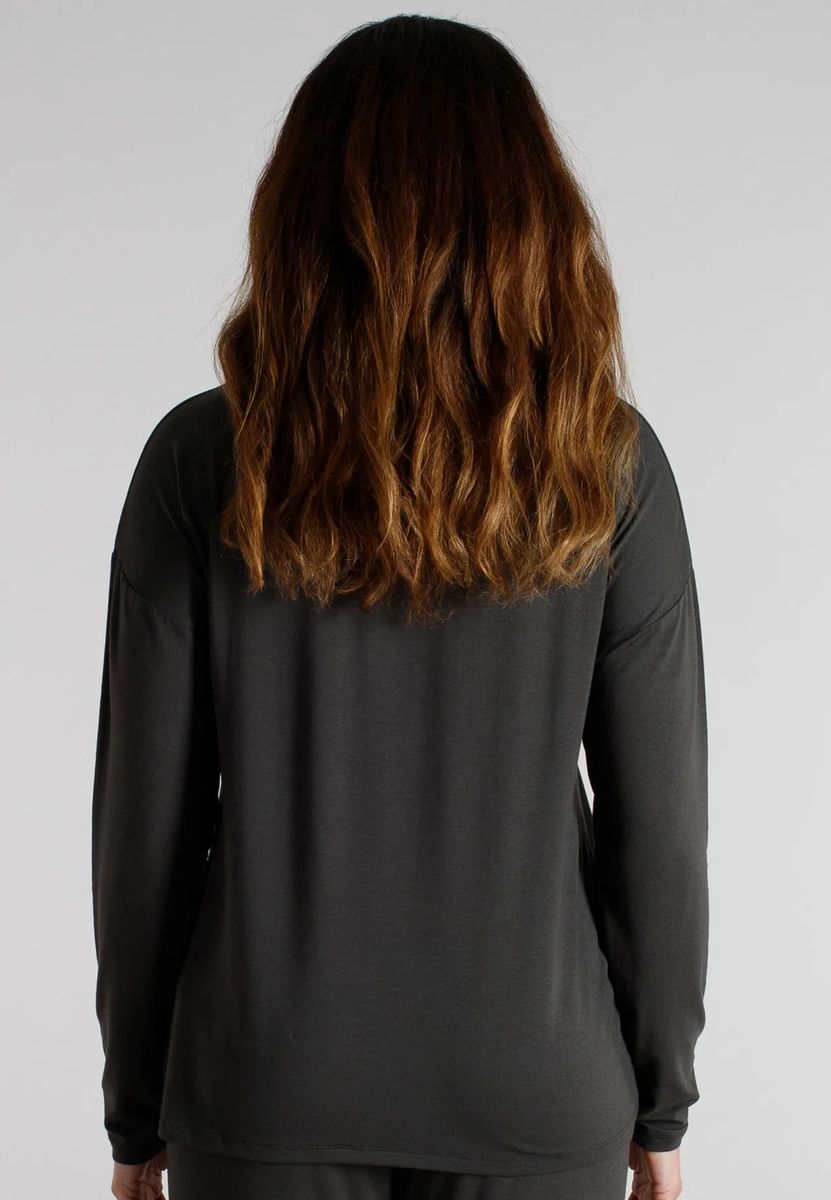 Entspanntes Langarm-Loungewear-Oberteil