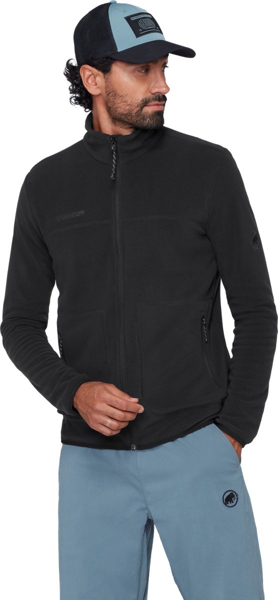 Leichter Fleece-Midlayer mit Stehkragen