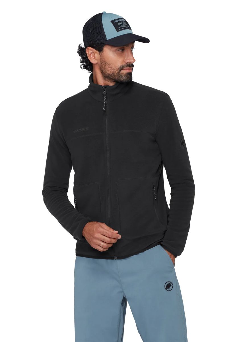 Leichter Fleece-Midlayer mit Stehkragen