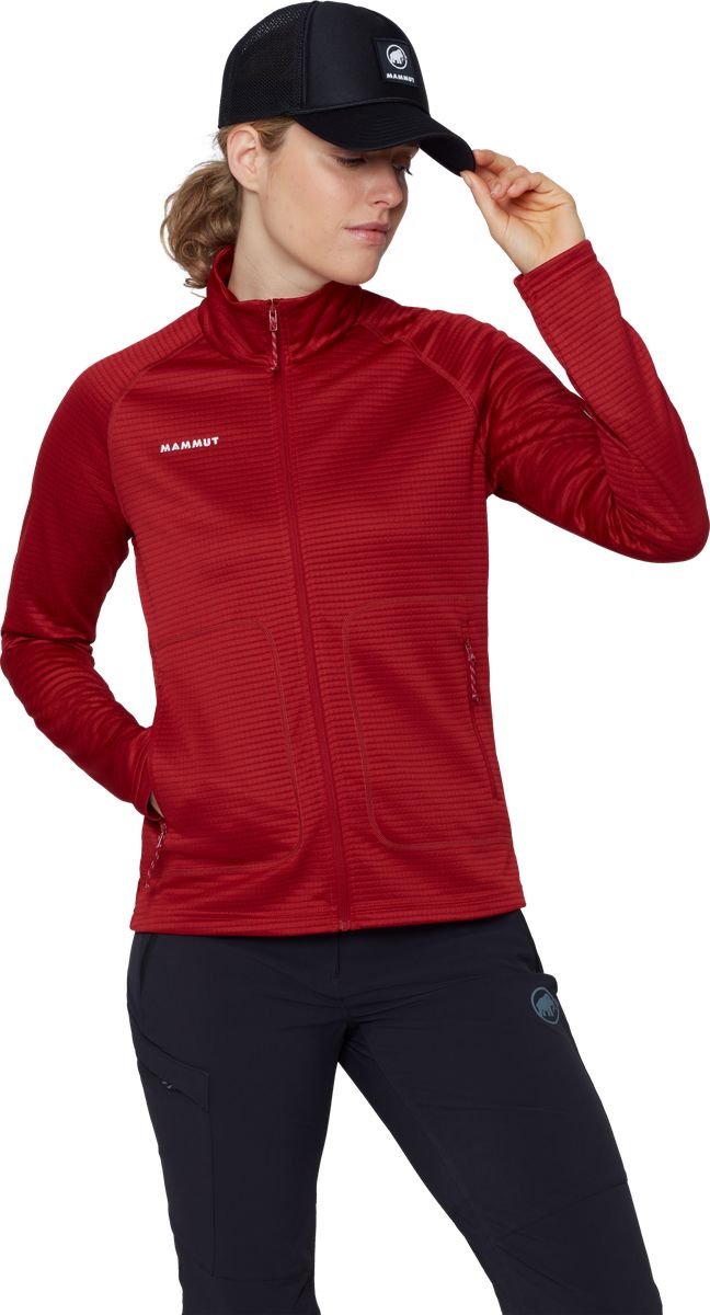 Technische Fleecejacke mit Reißverschluss