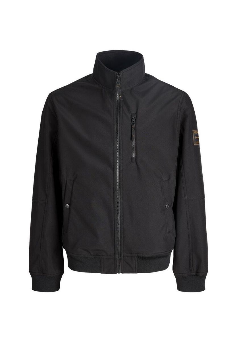 Schwarze leichte Bomberjacke für Herren