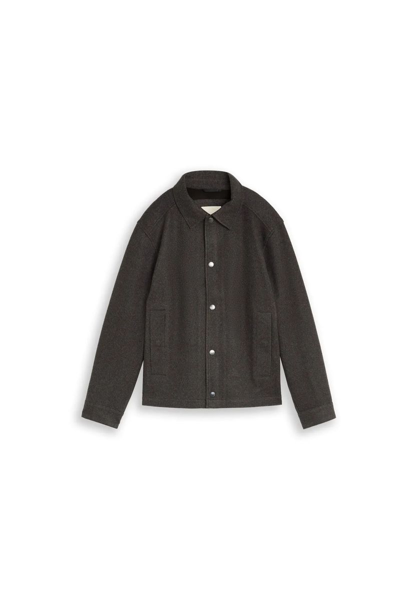 Minimalistische Jacke in Wolloptik