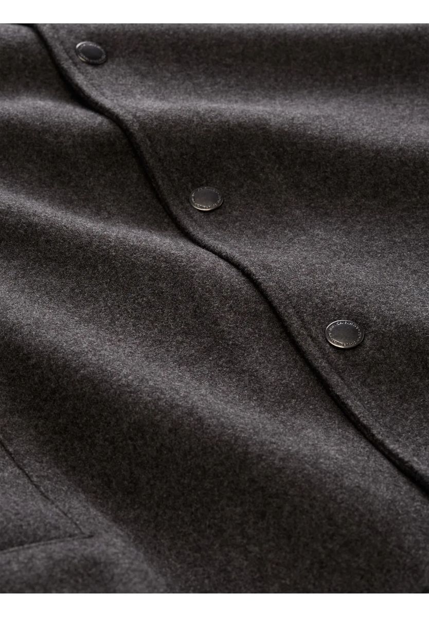 Minimalistische Jacke in Wolloptik