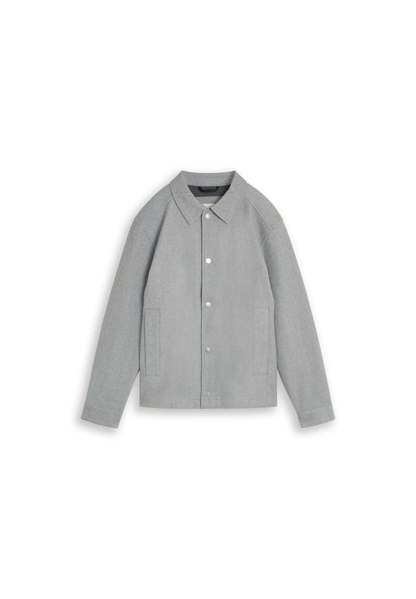 Minimalistische Übergangsjacke mit Druckknöpfen