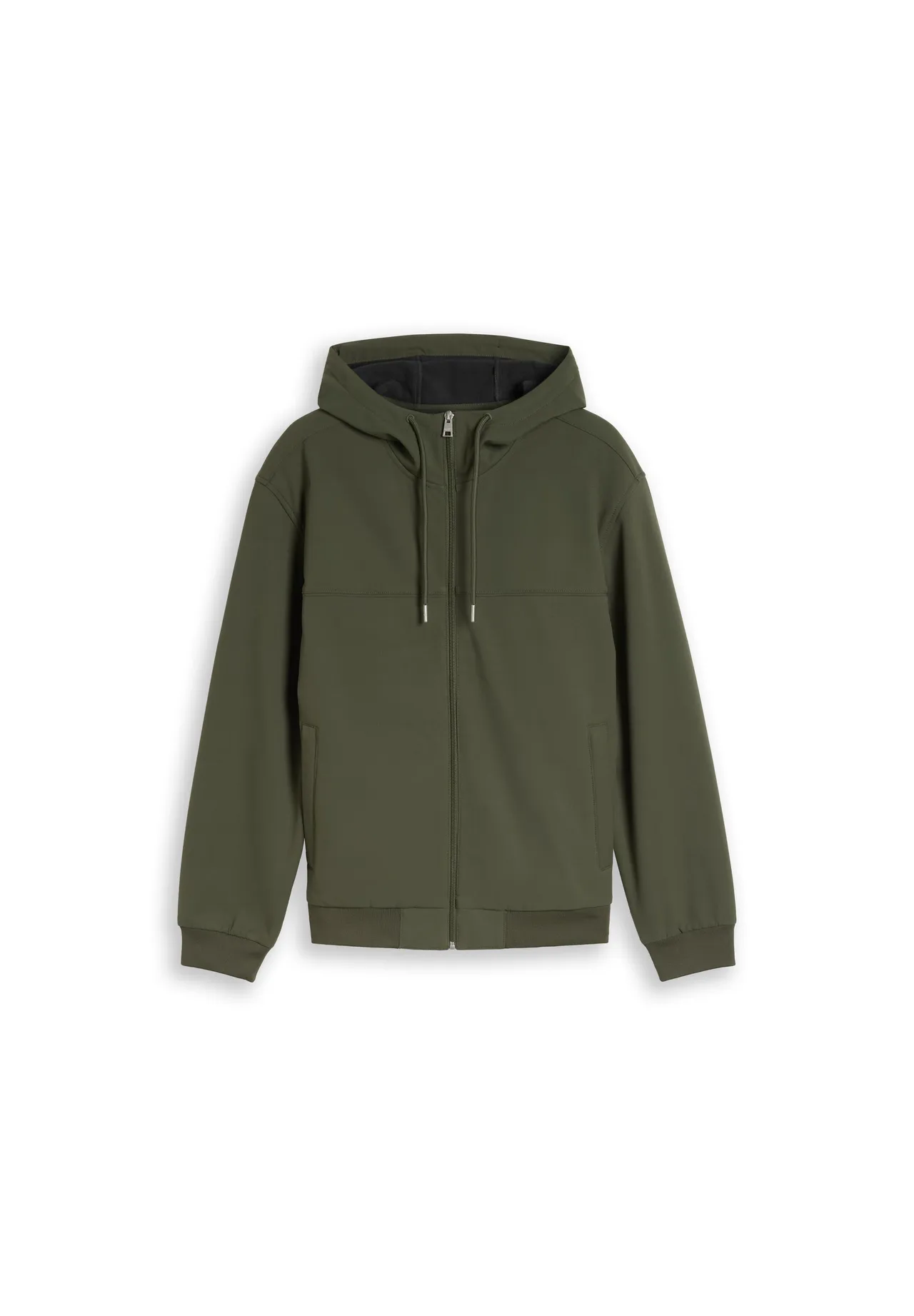 Wasserabweisende Softshelljacke mit Kapuze