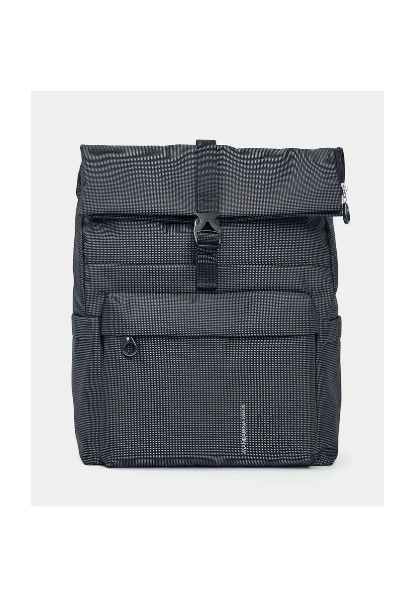 Strukturierter Roll-Top-Laptop-Rucksack