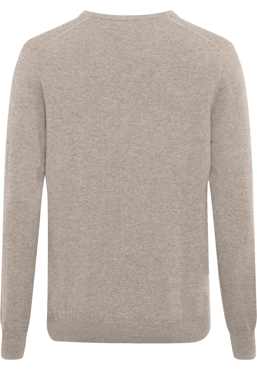 Klassischer Kaschmir-V-Ausschnitt-Pullover