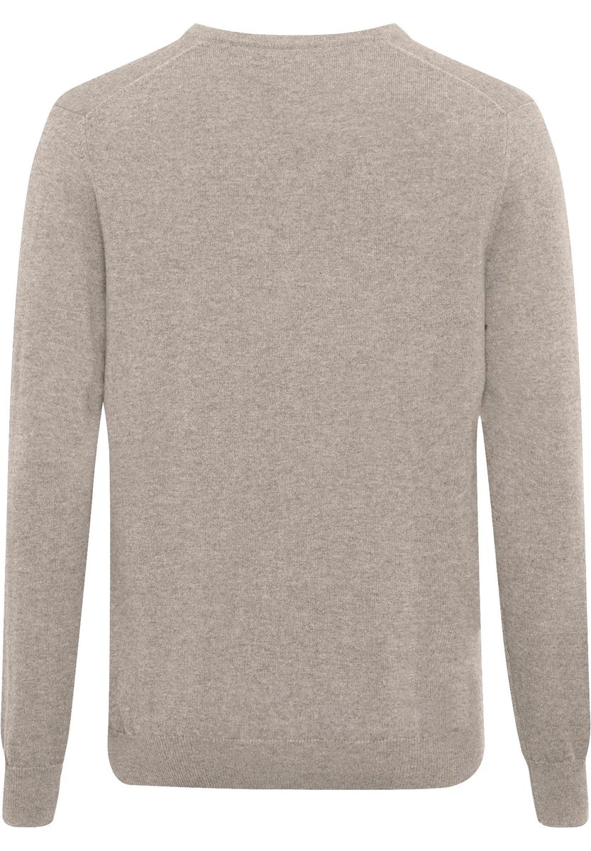 Klassischer Kaschmir-V-Ausschnitt-Pullover