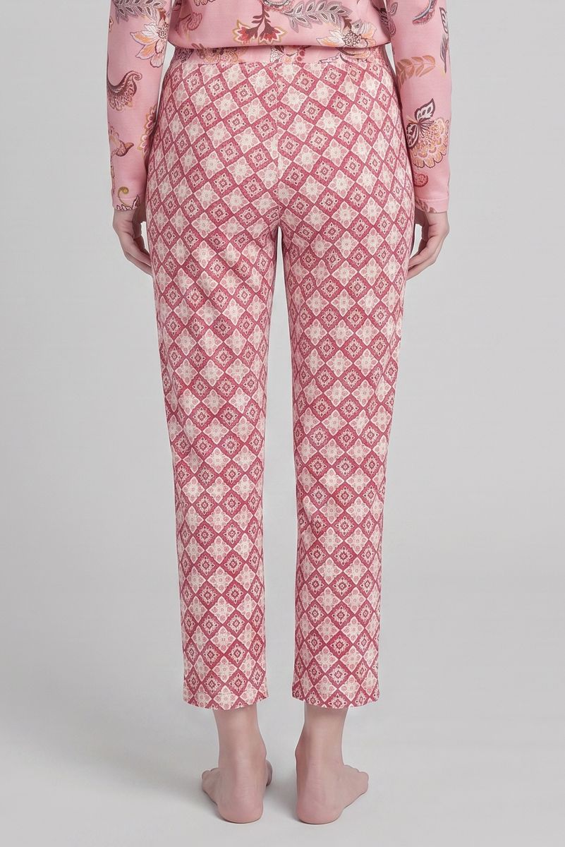 Loungewear-Hose mit geometrischem Muster