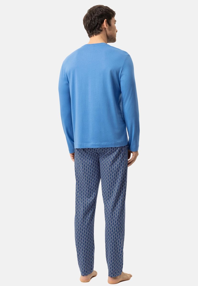 Baumwoll-Pyjama-Set mit Geometriemuster