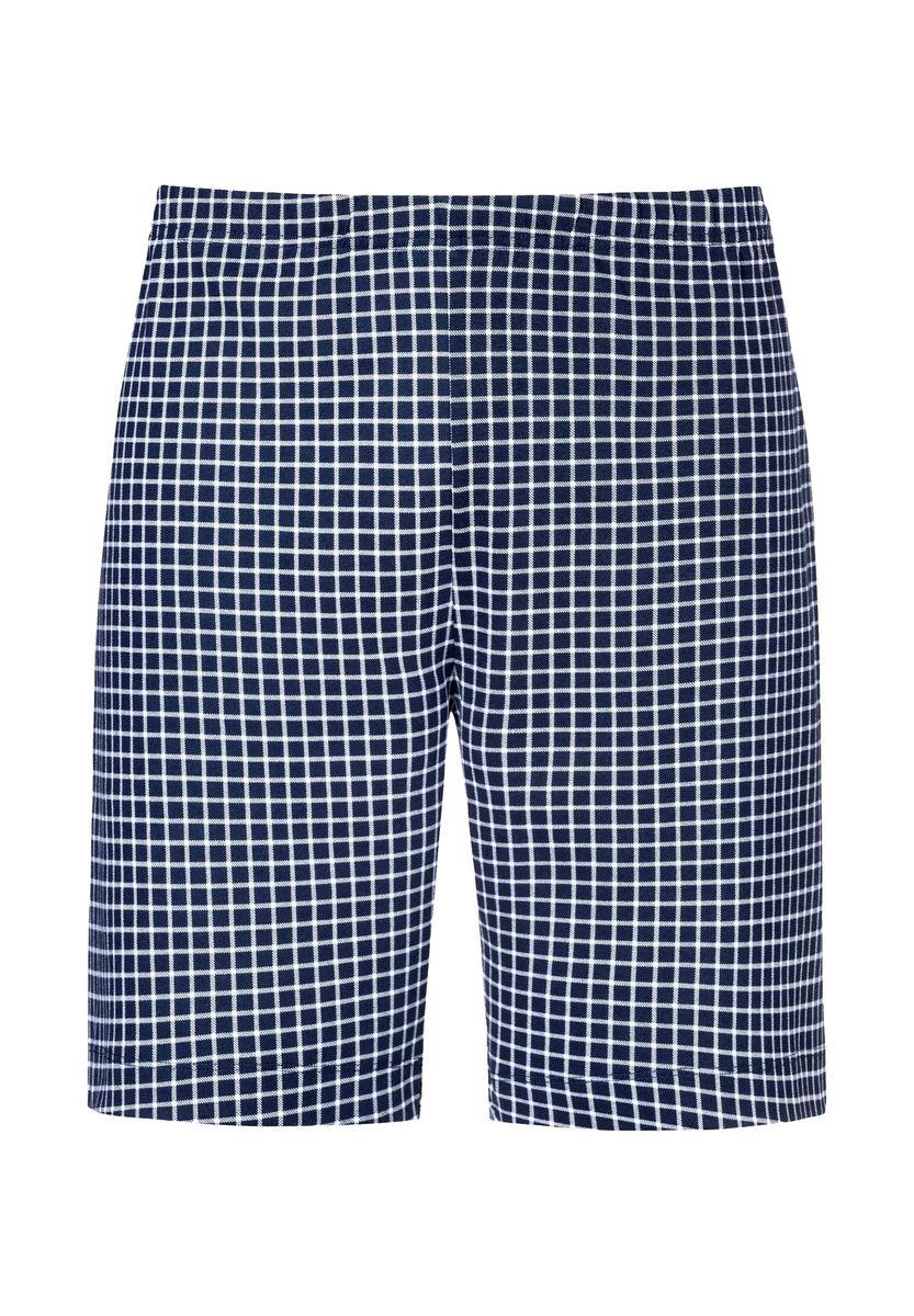 Klassische Karierte Baumwoll-Schlafanzug-Shorts