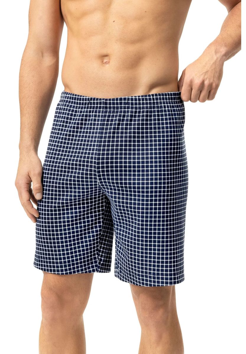 Klassische Karierte Baumwoll-Schlafanzug-Shorts