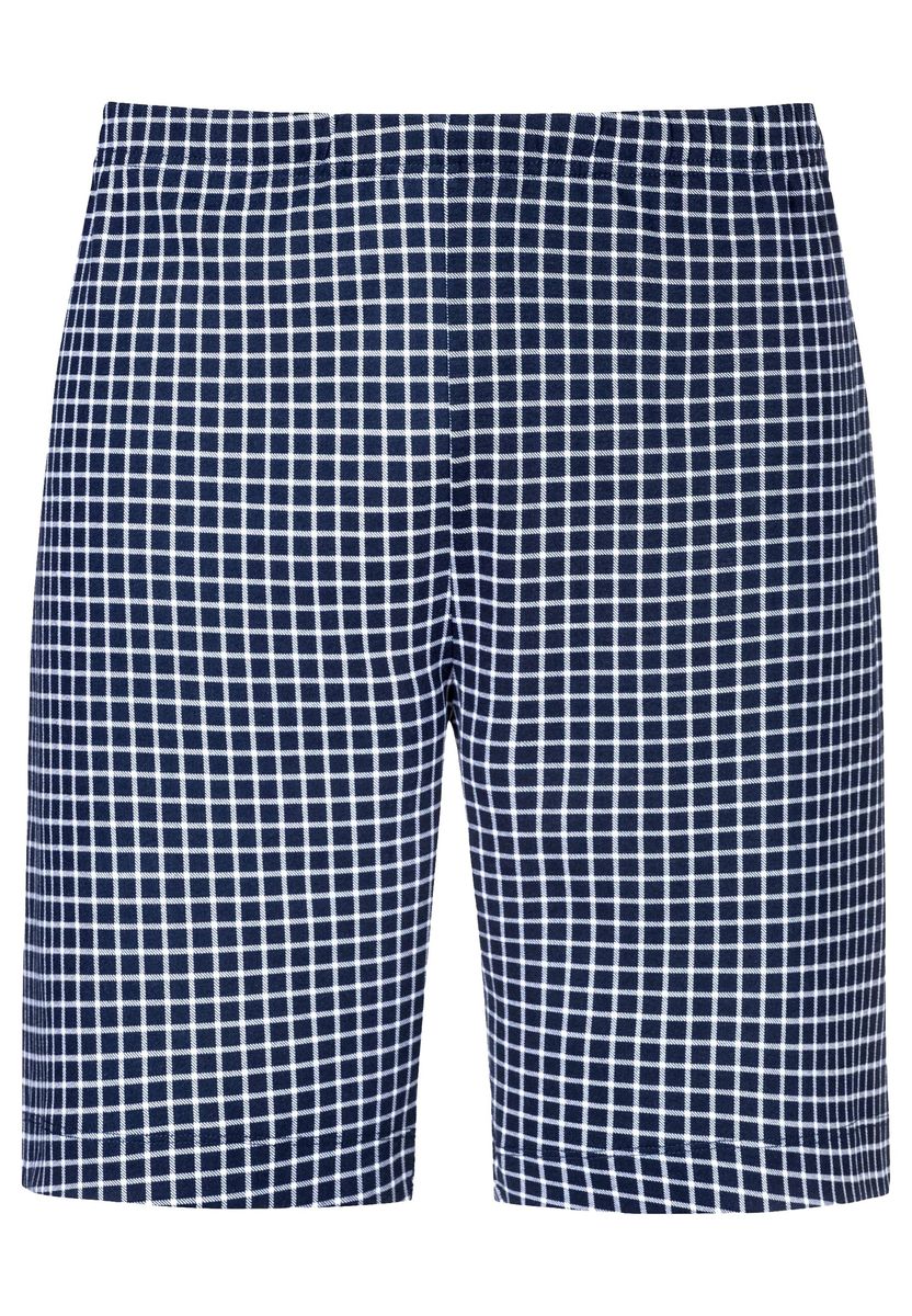 Klassische Karierte Baumwoll-Schlafanzug-Shorts