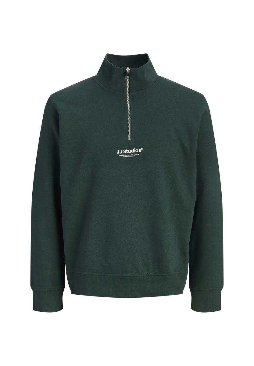 Troyer-Sweatshirt mit Logo-Print