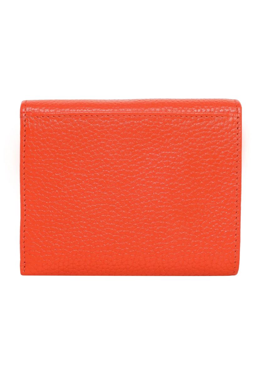 Elegantes Portemonnaie aus genarbtem Leder