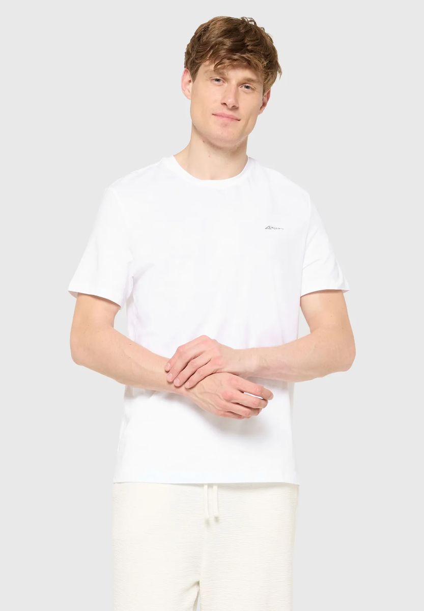 Minimalistisches Rundhals-Lounge-Oberteil