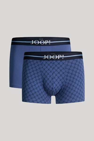 JOOP! Blaue Baumwolle Stretch Logo Bund Herren Boxershorts 2er-Pack