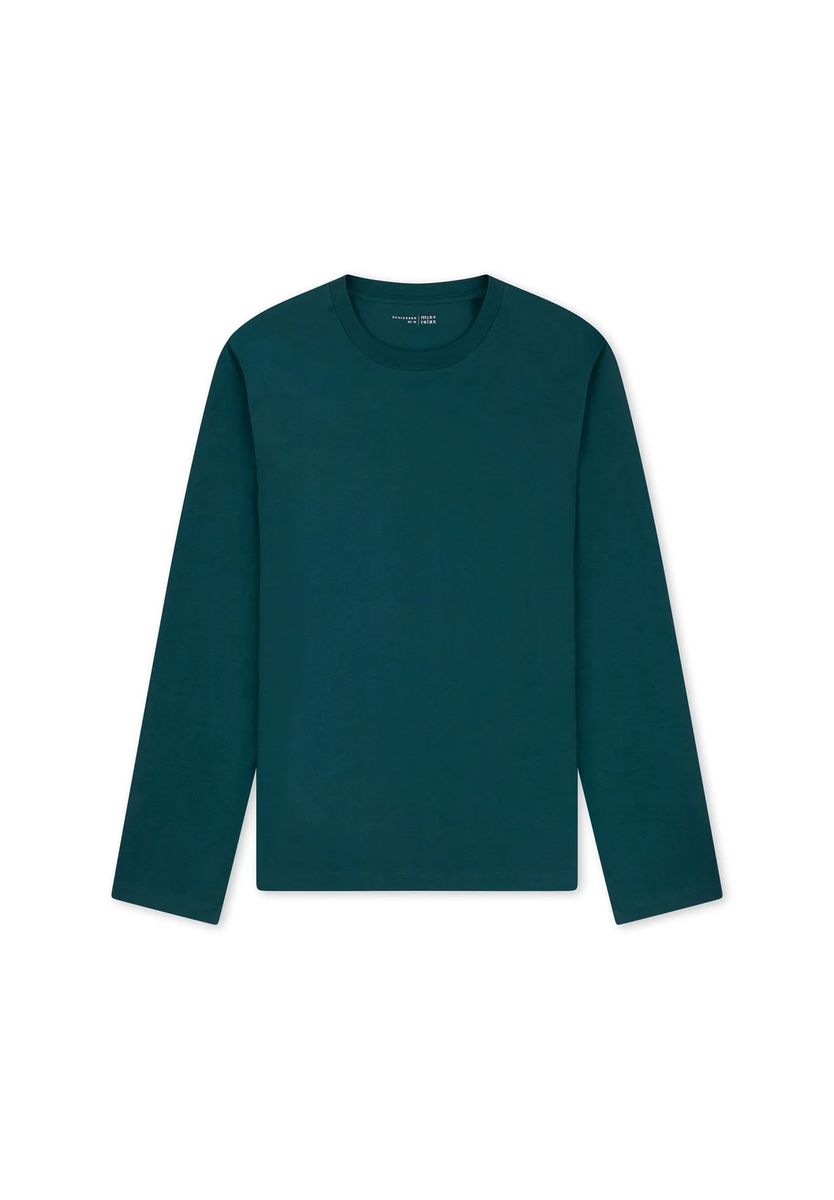Klassisches Langarmshirt aus Baumwolle