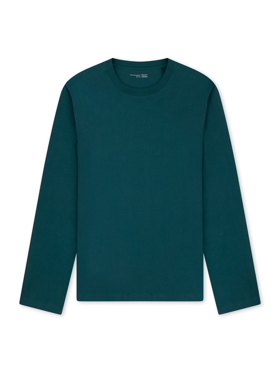 Klassisches Langarmshirt aus Baumwolle